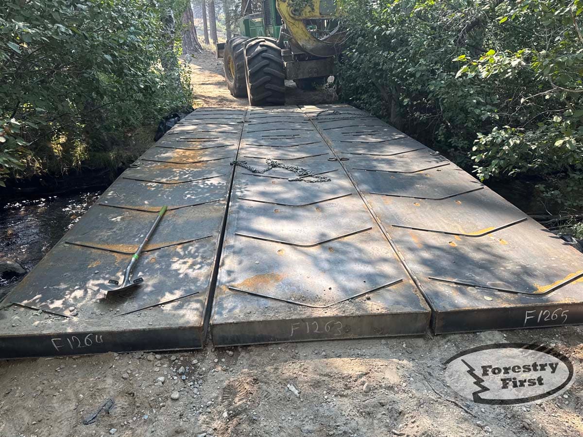 STEEL LOGGING BRIDGES 4'X30'